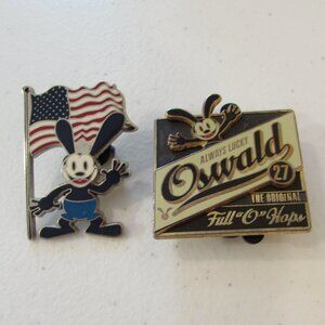 Disney Pins Oswald Holding American Flag / Oswald "Full O Hops" - 2014